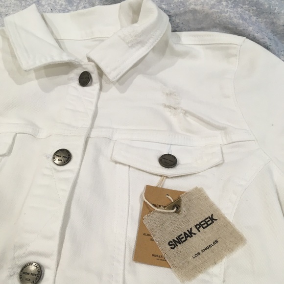 New SNEAK PEEK  jeans jacket - Picture 3 of 7